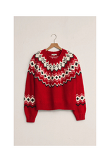 Z Supply Adornment Sweater in Festive Red by Z Supply