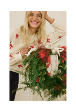 Z Supply Tie The Ribbon Sweater in Warm White by Z Supply