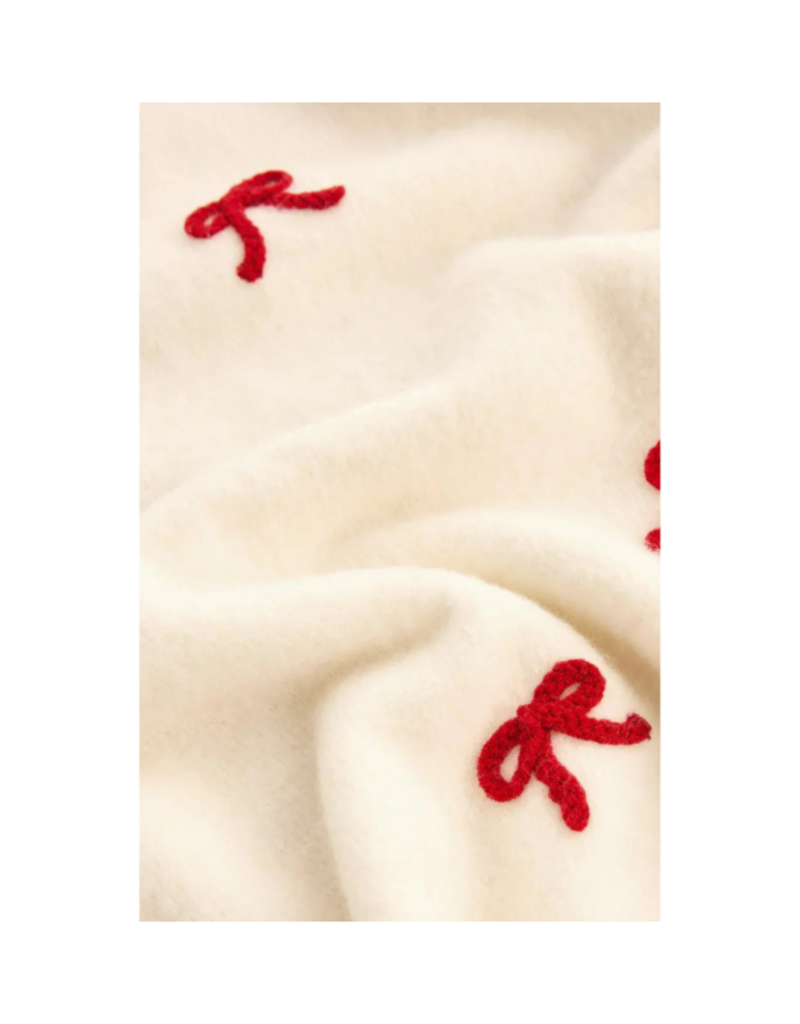 Z Supply Tie The Ribbon Sweater in Warm White by Z Supply