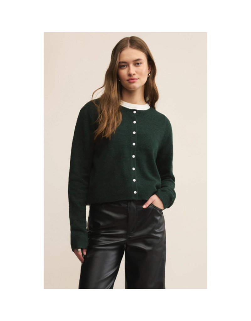 Z Supply Medina Cardigan in Garland Green by Z Supply