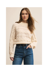 Z Supply Arctic Cable Sweater in Warm White by Z Supply