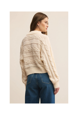 Z Supply Arctic Cable Sweater in Warm White by Z Supply