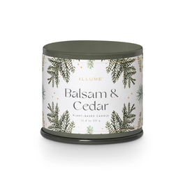 Illume Balsam & Cedar Large Tin Candle by Illume