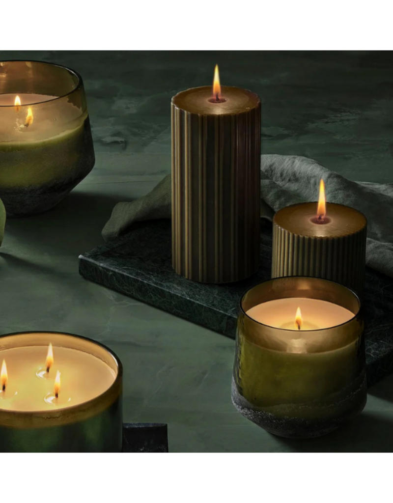 Illume Balsam & Cedar Baltic Glass Candle by Illume