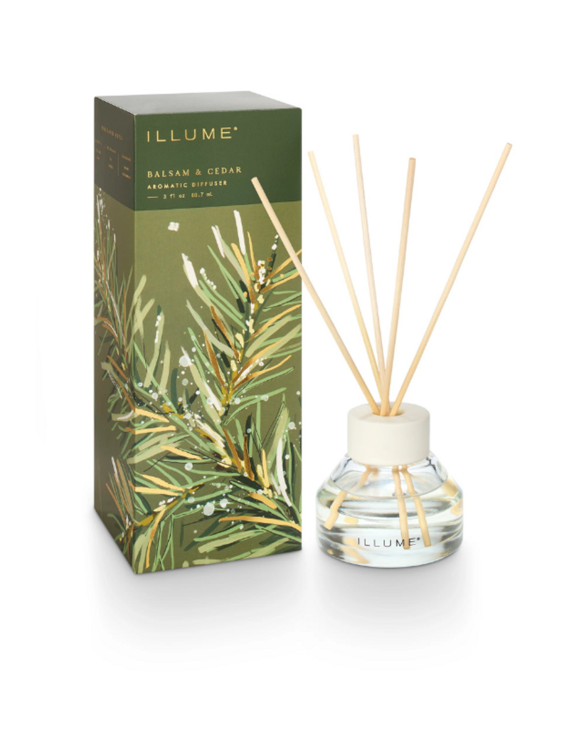 Illume Balsam & Cedar Refillable Aromatic Diffuser by Illume