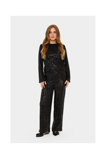 Saint Tropez Neyana Sequin Pant in Black by Saint Tropez