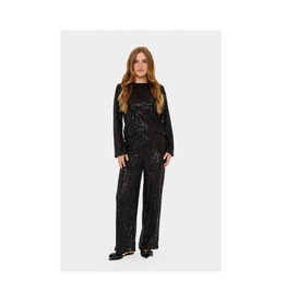 Saint Tropez Neyana Sequin Pant in Black by Saint Tropez