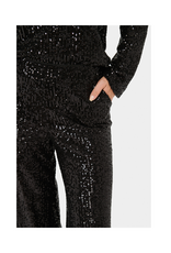 Saint Tropez Neyana Sequin Pant in Black by Saint Tropez