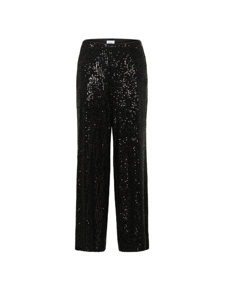Saint Tropez Neyana Sequin Pant in Black by Saint Tropez