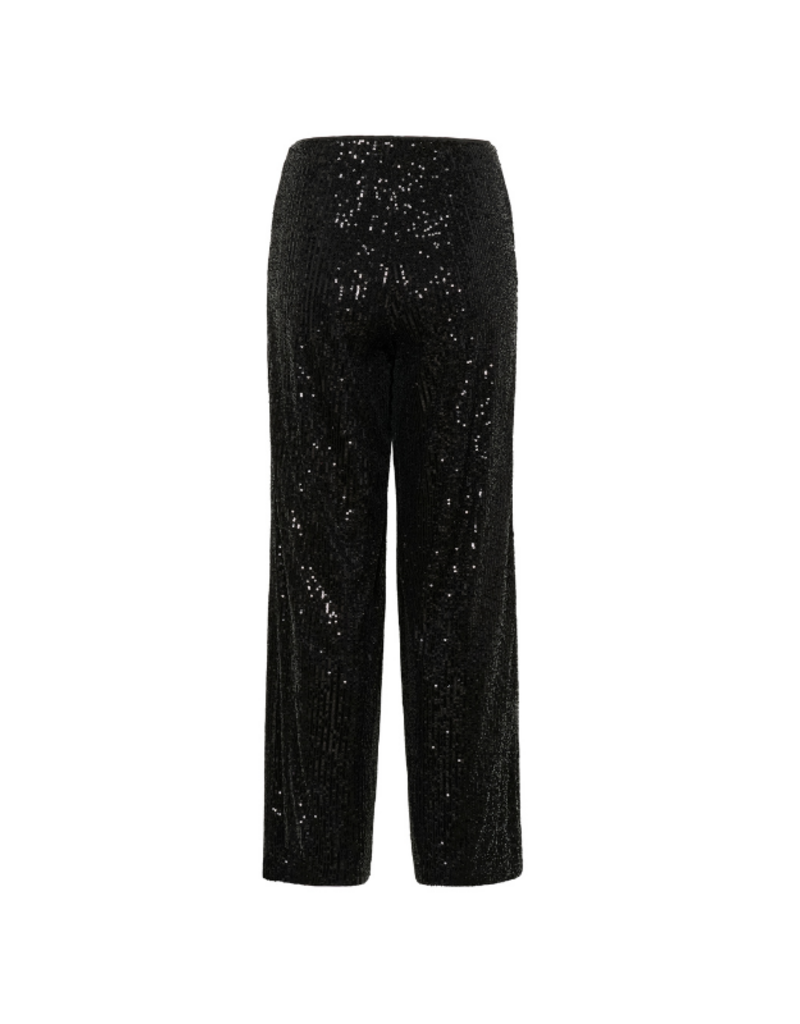 Saint Tropez Neyana Sequin Pant in Black by Saint Tropez