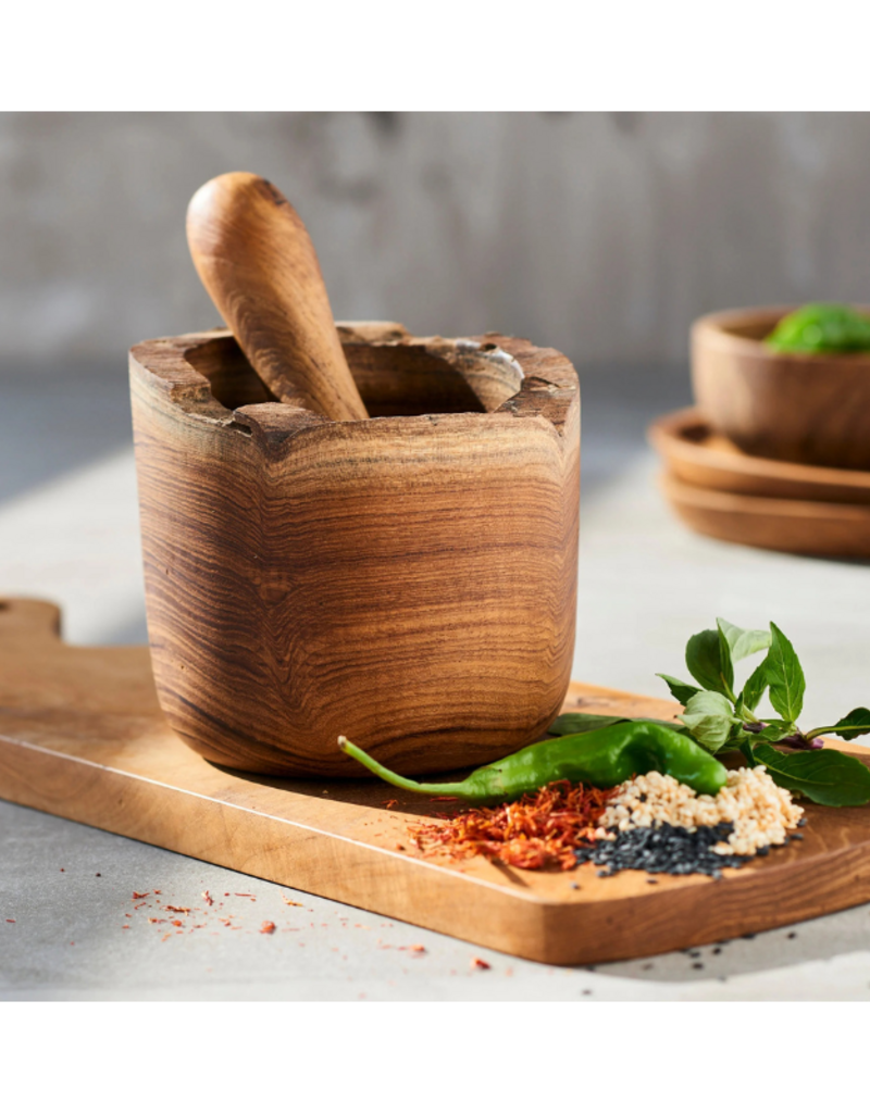 Takara Wood Mortar & Pestle