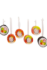 Box of Sushi Ornaments Set of 6