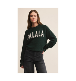 Z Supply FA LA LA Sweater in Garland Green by Z Supply