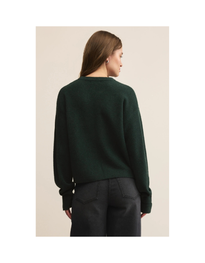 Z Supply FA LA LA Sweater in Garland Green by Z Supply