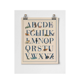 Animal Alphabet Fine Art Print