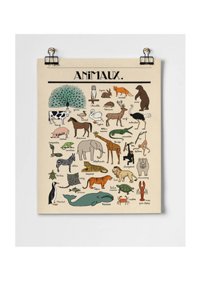 Les Animaux Fine Art Print