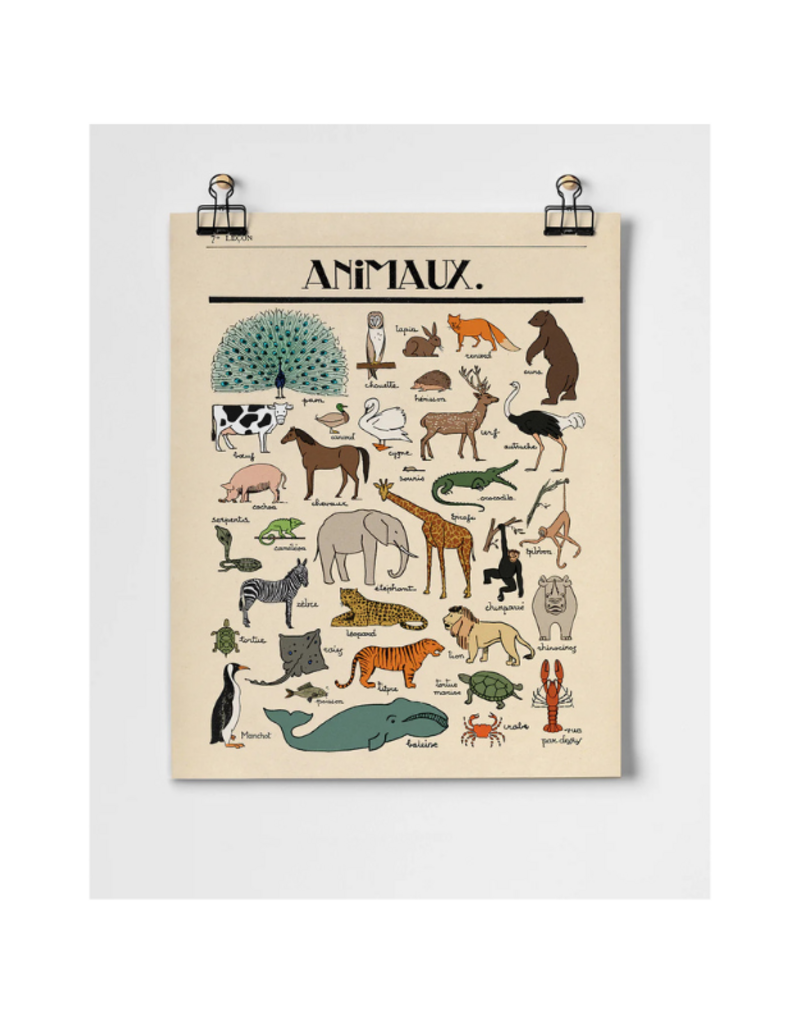 Les Animaux Fine Art Print