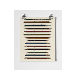 Vintage Pencils Fine Art Print