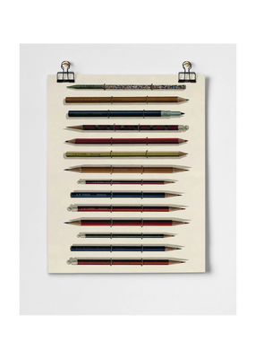 Vintage Pencils Fine Art Print