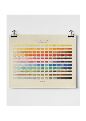 Nomenclature of Colours Fine Art Print