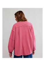 Free People Total Eclipse Tee in Hibiscus Pop by Free People