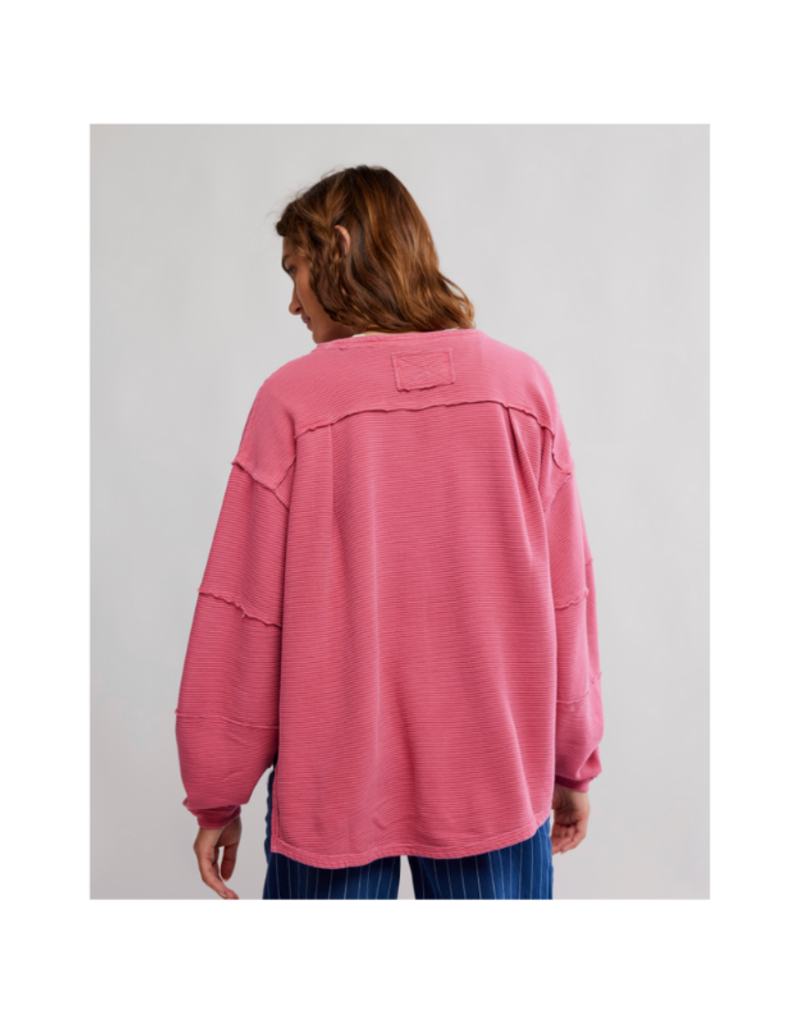 Free People Total Eclipse Tee in Hibiscus Pop by Free People