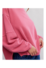 Free People Total Eclipse Tee in Hibiscus Pop by Free People