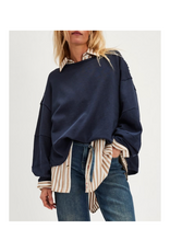 Free People Total Eclipse Tee in Deeper Iris by Free People