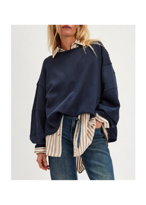 Free People Total Eclipse Tee in Deeper Iris by Free People