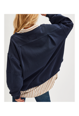 Free People Total Eclipse Tee in Deeper Iris by Free People