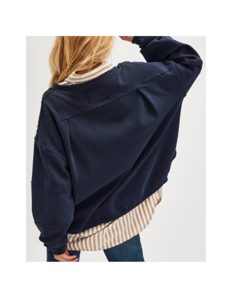 Free People Total Eclipse Tee in Deeper Iris by Free People