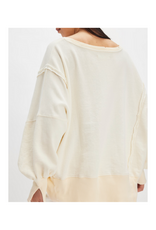 Free People Graphic Camden Sweater in Sardine Combo by Free People