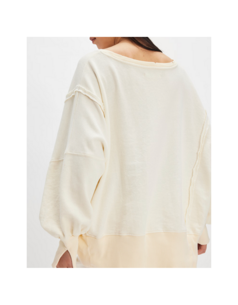 Free People Graphic Camden Sweater in Sardine Combo by Free People