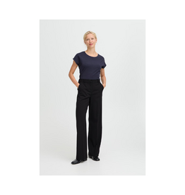 b.young Danta Wide Leg Pant in Black by b.young