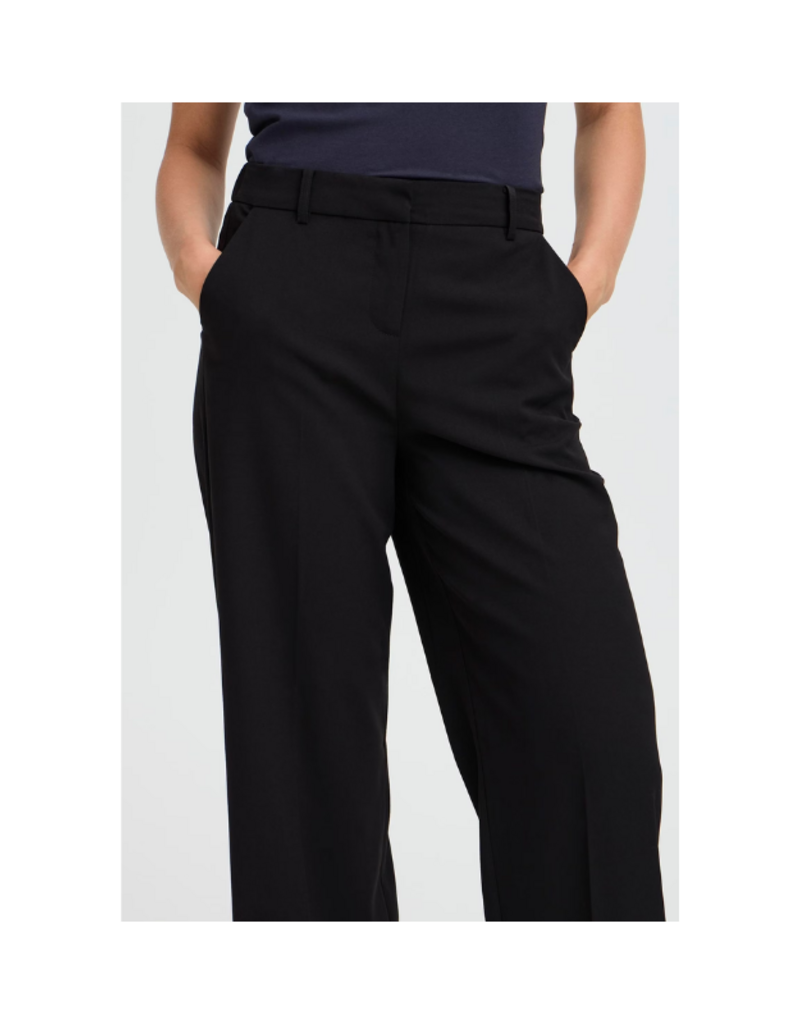 b.young Danta Wide Leg Pant in Black by b.young