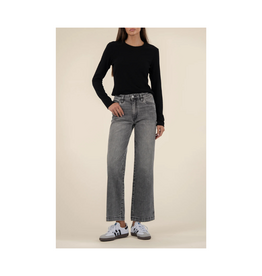 Kut from the Kloth Pattie High Rise Straight Leg in Acquainted by Kut from the Kloth