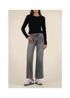 Kut from the Kloth Pattie High Rise Straight Leg in Acquainted by Kut from the Kloth