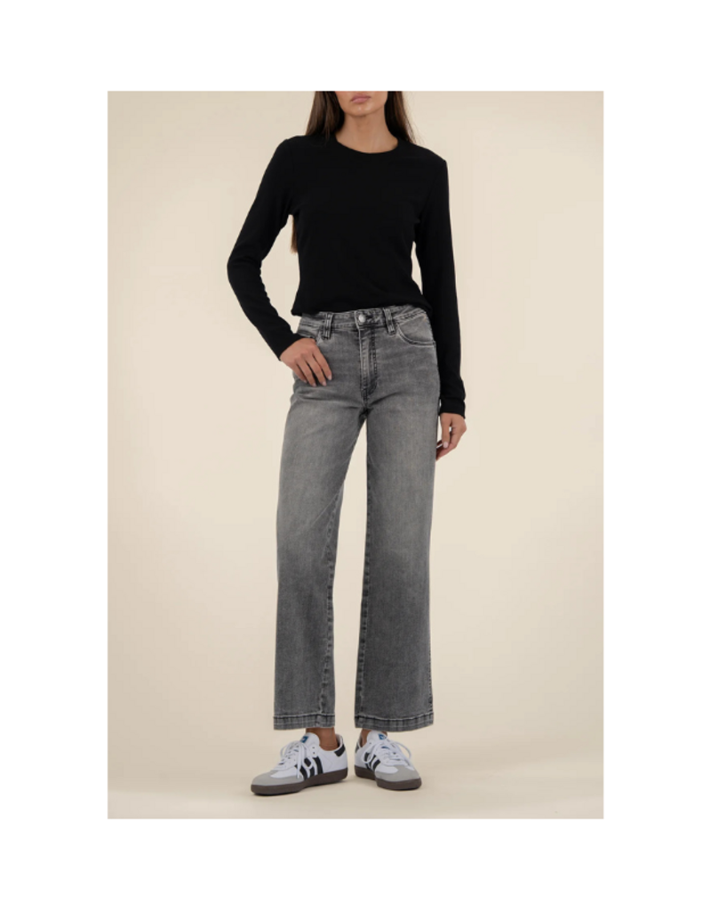 Kut from the Kloth Pattie High Rise Straight Leg in Acquainted by Kut from the Kloth