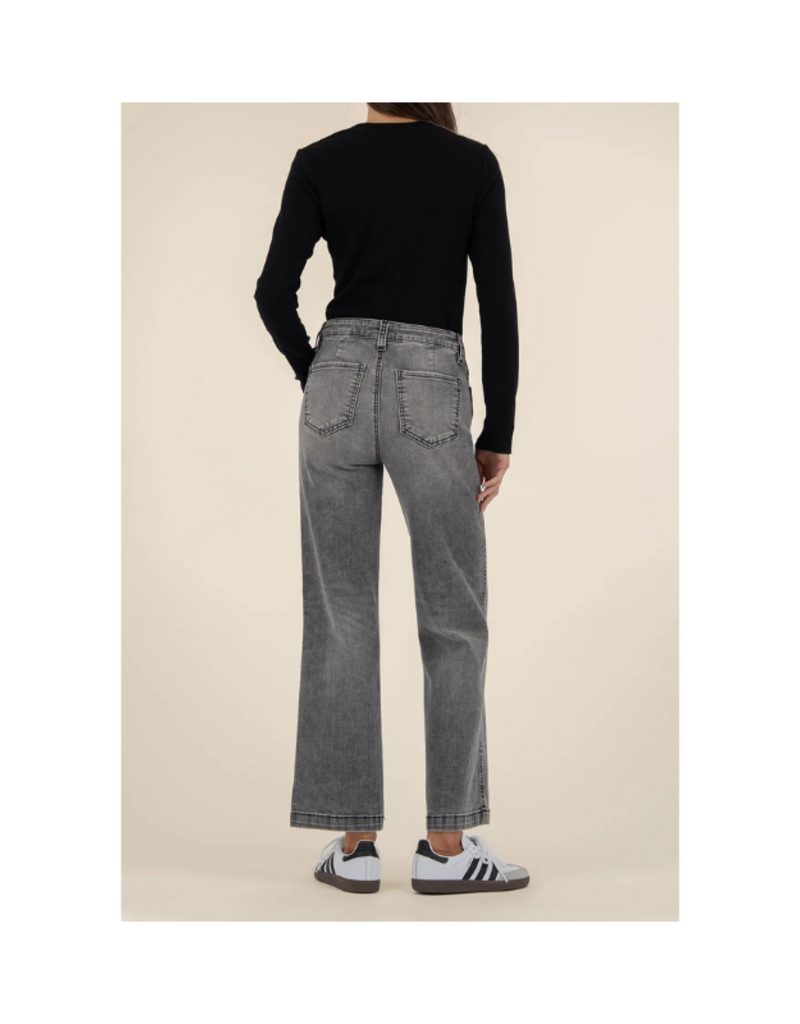 Kut from the Kloth Pattie High Rise Straight Leg in Acquainted by Kut from the Kloth