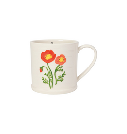 Danica Floral Poppy Mug