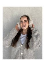Lemon Loungewear Touch Berber Ear Muffs in Light Beige by Lemon Loungewear