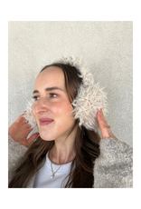 Lemon Loungewear Touch Berber Ear Muffs in Light Beige by Lemon Loungewear