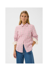 Part Two Yana Shirt in Pink Check by Part Two
