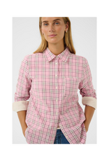 Part Two Yana Shirt in Pink Check by Part Two