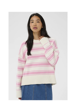 Part Two Serafine Pullover in Orchid Smoke Trio Stripe by Part Two