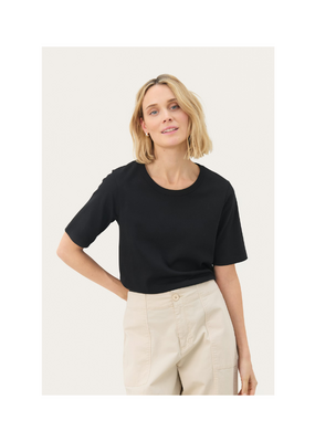 Part Two Ratana Tee in Black by Part Two