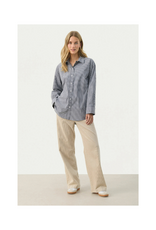 Part Two Savanna Shirt in After Midnight Stripe by Part Two