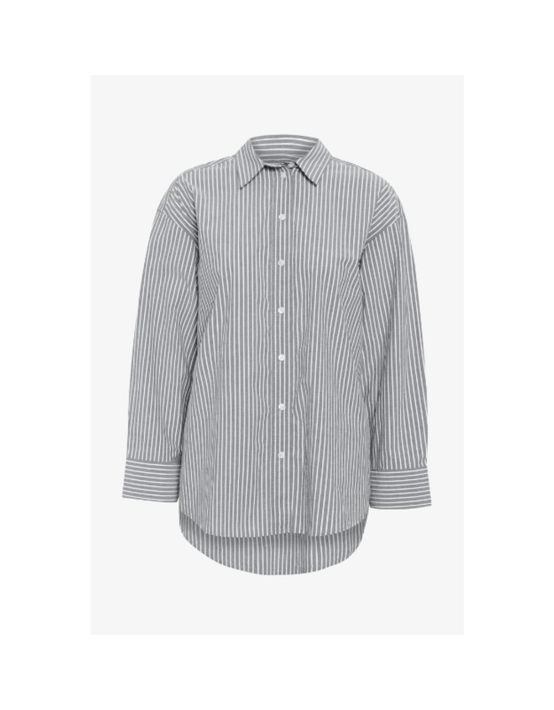 Part Two Savanna Shirt in After Midnight Stripe by Part Two