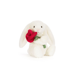 Jellycat Jellycat Cream Bunny with Rose