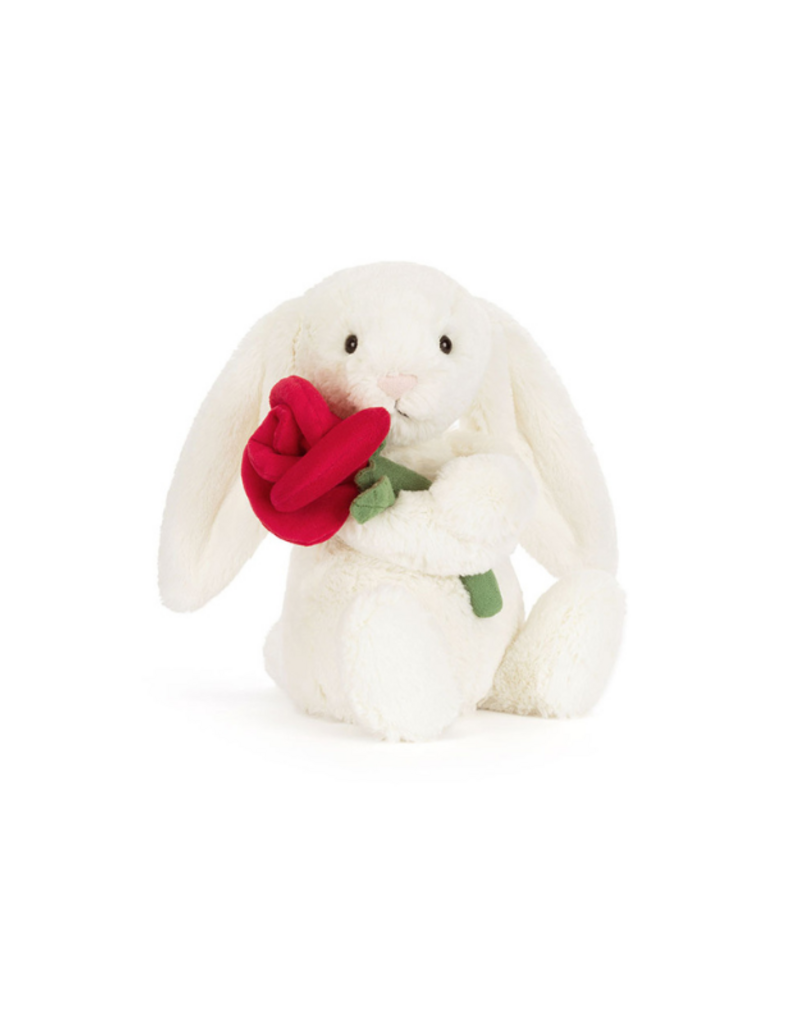 Jellycat COMING SOON! Jellycat Cream Bunny with Rose